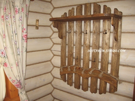 Мебель для бани под старину